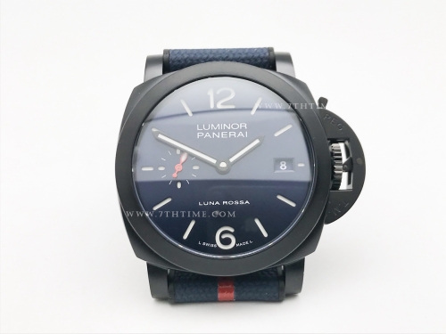 Quaranta BiTempo Luna Rossa 40mm DLC/RU Blue VSF P900