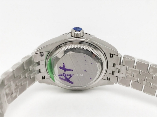 DateJust Ladies 28mm Jub Flt 904L SS/SS Blue/Stk GMF A2671