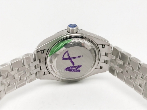 DateJust Ladies 28mm Jub Flt 904L SS/SS Pink/Stk GMF A2671