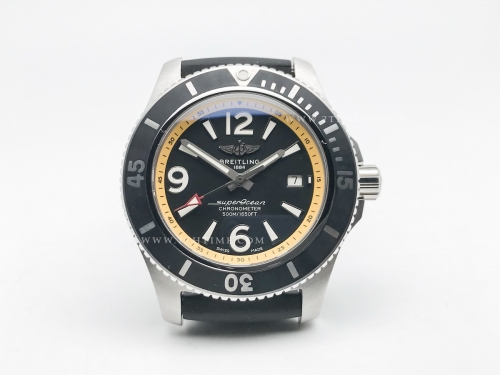 Superocean 44mm V2 SS/RU Black/Yellow TF Asia 2824