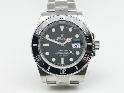 Submariner 126610LN 904L SS/SS Black ZF VR3235