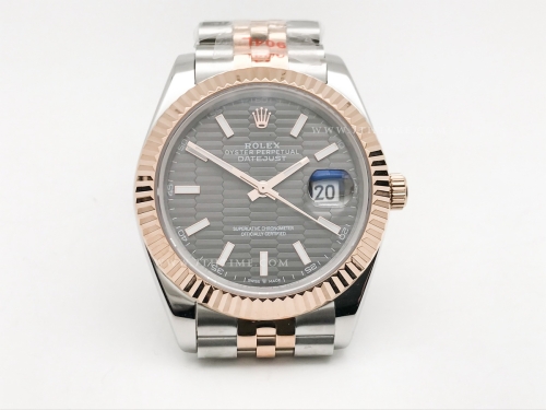 DJ2 41mm 126331 Jub Flt RG/SS HC-Gry/Stk GDF MY8215