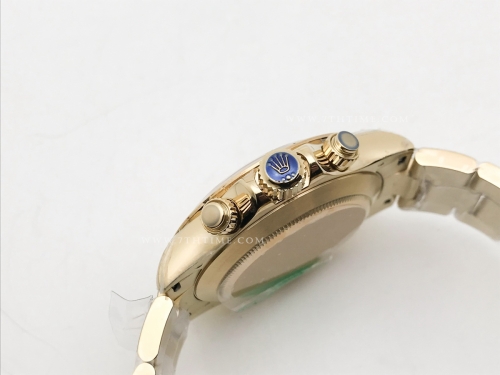 Daytona 116508 YG/YG White/Stk OMF Asia 7750