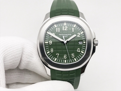 Aquanaut Ref.5168 SS/RU Green/Num ZF A330