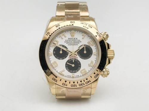 Daytona 116508 YG/YG White/Num OMF Asia 7750