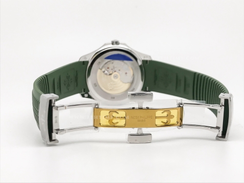 Aquanaut Ref.5168 SS/RU Green/Num ZF A330