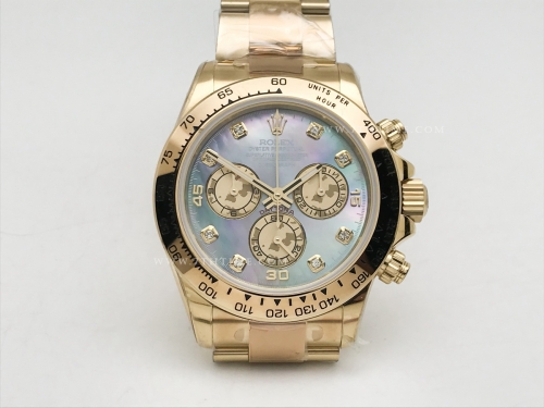 Daytona 116508 YG/YG B-MOP/Dia OMF Asia 7750