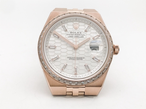 Land Dweller 40mm 127385TBR Jub Dia RG/RG I-Blu/Dia NNF MY9015