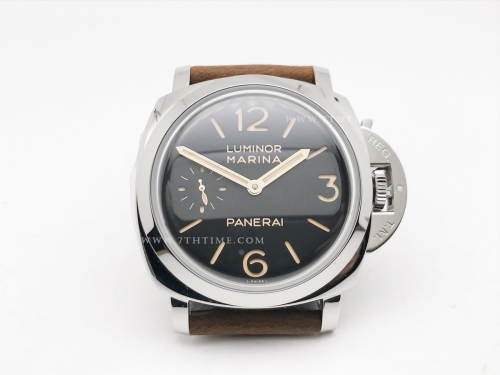 Pam 422 1950 Luminor 3 Days SS/LE Blk HWF P3000 Mod