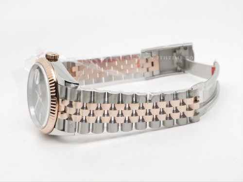 DJ 36mm Jub Flt 904L RG/SS Grey/Rm APF VR3235