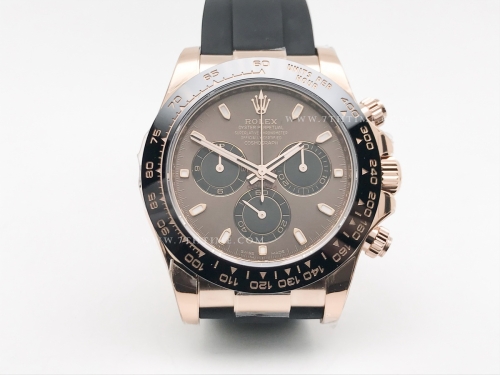 Daytona 116515 904L Wt RG/RU Brn/Stk ZF SH4130