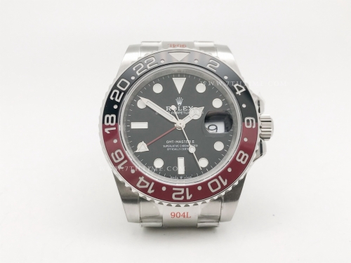 GMT II 126710 Jub 904L SS/SS Blk GMF V6 SH3285-2