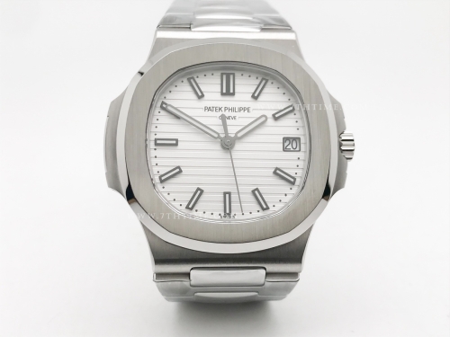 Nautilus Jumbo 5711 SS/SS White/Stk BBF DD324