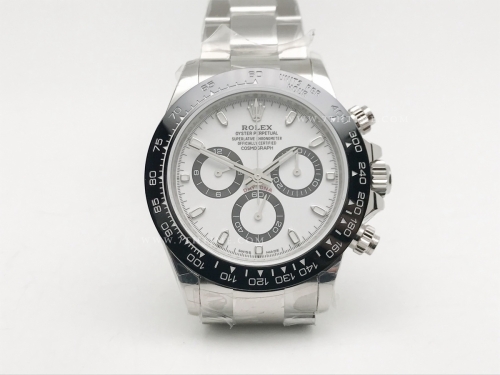 Daytona 116500 CER SS/SS Wht BPF A7750