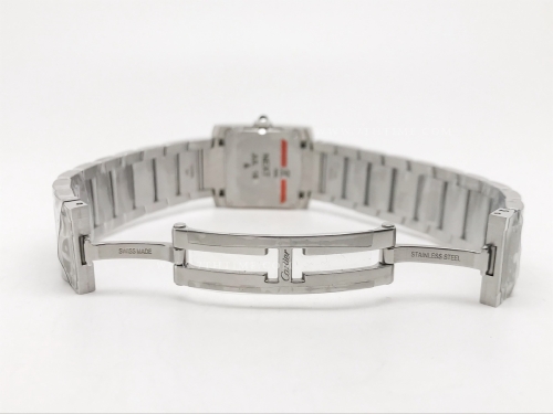 Ladies Tank Francaise Sml Dia SS/SS Sil 8848F Sw Qtz