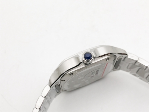 Santos De Cartier Mens Mid SS/SS G-Blue BVF MY9039