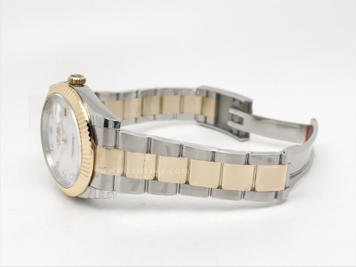 DJ2 41mm 126333 Oys Flt 904L YG/SS M-Wh/Dia EWE A3235