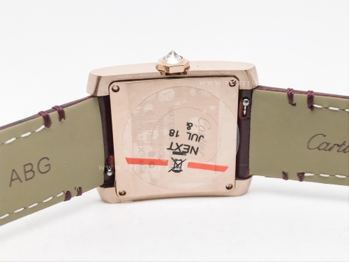 Ladies Tank Francaise Med Dia RG/LE Sil 8848F Sw Qtz