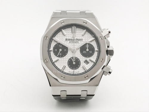 Royal Oak Chrono 26240ST SS/SS Wht/Blk BF V2 A7750 Mod