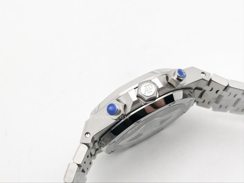 Royal Oak Chrono 26240ST SS/SS Blue/Stk BF A7750 Mod