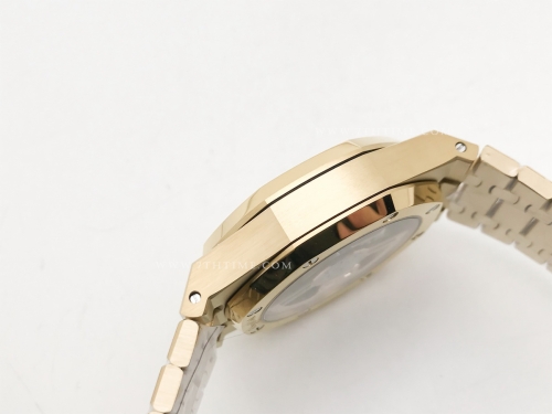 Royal Oak Chrono 26240BA YG/YG S-Gold/Stk BF A7750 Mod