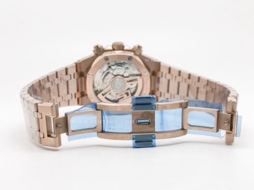 Royal Oak Chrono 26240OR RG/RG Blk/Stk BF A7750 Mod