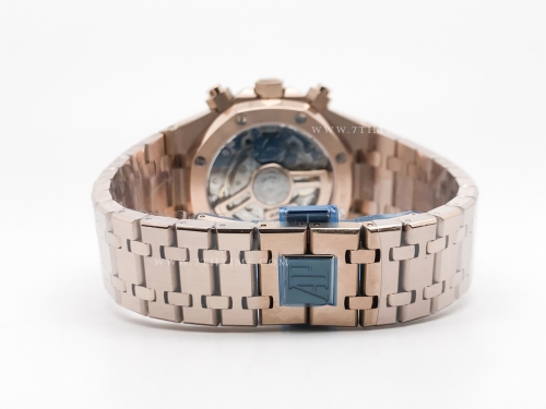 Royal Oak Chrono 26240OR RG/RG Blk/Stk BF A7750 Mod