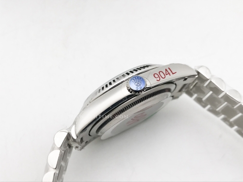 DayDate 36mm Wt 904L Flt SS/SS I-Blue/Rm/St QF VR3255