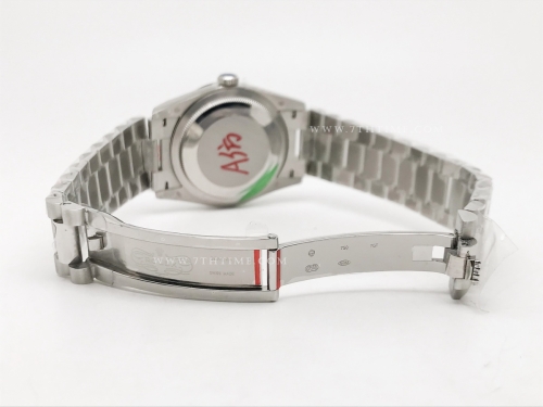 DayDate 36mm Wt 904L Flt SS/SS I-Blue/Rm/St QF VR3255