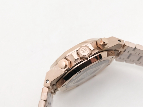 Royal Oak Chrono 26331 RG/RG Brn/Gold BF A7750 Mod