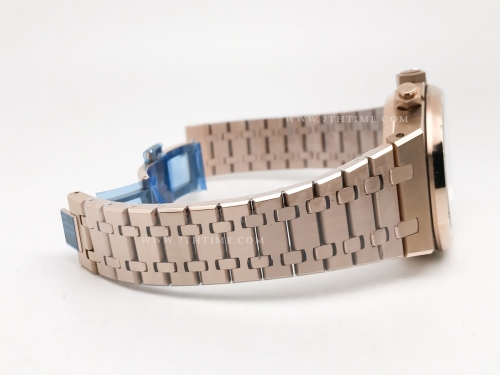 Royal Oak Chrono 26240OR RG/RG Blue/Stk BF A7750 Mod