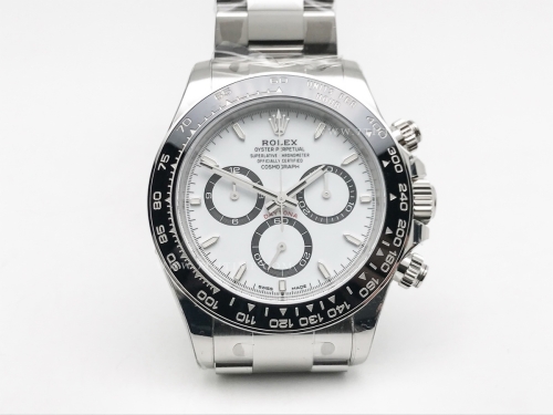 Daytona 126500 CER SS/SS White 904L SBF DD4130