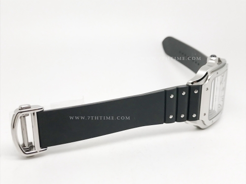 Santos De Cartier 2024 Mens XL SS/RU White AF MY9015