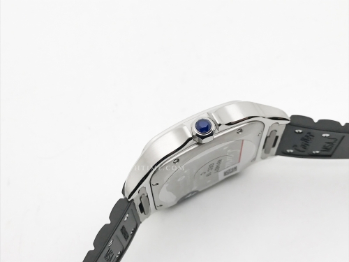 Santos De Cartier 2024 Mens XL SS/RU White AF MY9015