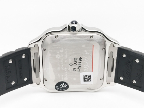 Santos De Cartier 2024 Mens XL SS/RU White AF MY9015