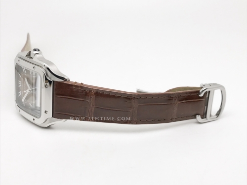 Santos De Cartier 2024 Mens XL SS/LE Brown AF MY9015