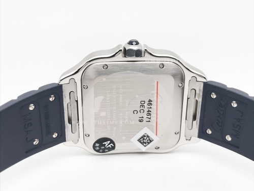 Santos De Cartier 2024 Mens XL SS/RU Blue AF MY9015