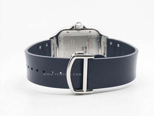 Santos De Cartier 2024 Mens XL SS/RU Blue AF MY9015