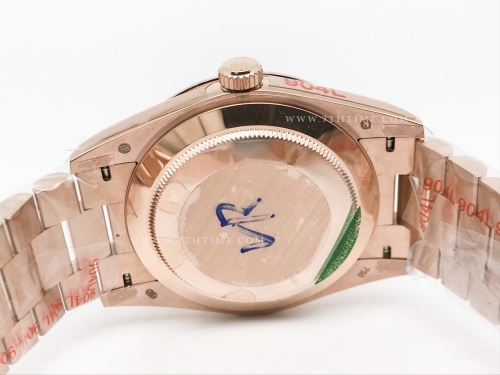 DayDate 40mm 904L Flt RG/RG M-Wht/Dia GMF VR3255