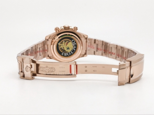 Daytona 126505 RG/RG Wt Blk/Wht 904L QF V6 SH4131