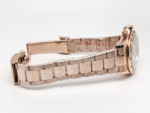 Daytona 126505 RG/RG Wt Blk/Dia 904L QF V6 SH4131