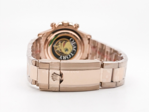 Daytona 126505 RG/RG Wt Blk/Dia 904L QF V6 SH4131