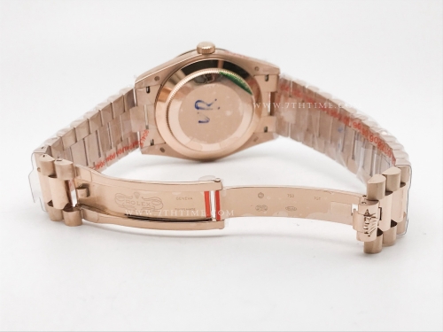 DayDate 40mm 904L Flt RG/RG Brn/Rm/Stk GMF VR3255