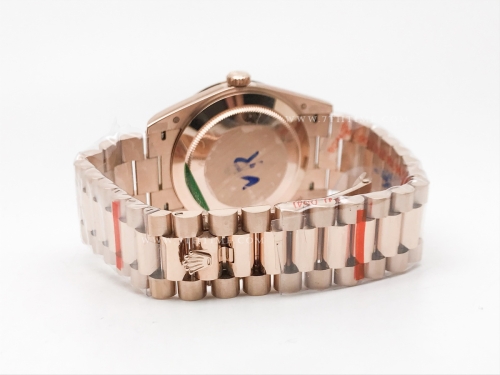 DayDate 40mm 904L Flt RG/RG Wht/Rm GMF VR3255