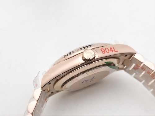 DayDate 40mm 904L Flt RG/RG Brn/Rm GMF VR3255