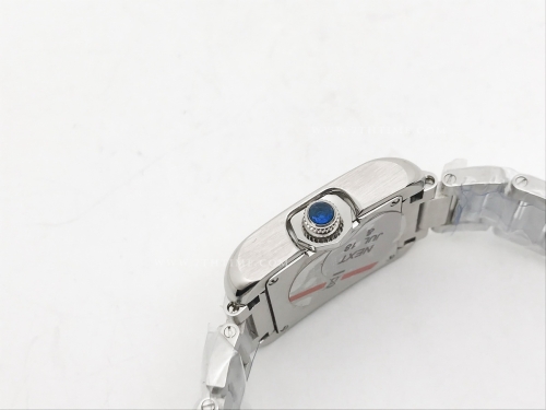 Ladies Cartier Tank Francaise SS/SS Wht/Rm K11 Sw Qt