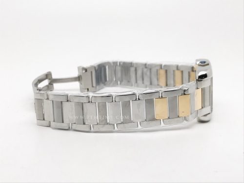 Ladies Cartier Tank Francaise YG/SS Wht/Dia K11 Sw Qt