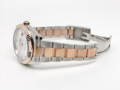 DJ2 41mm 126331 Oys Flt 904L RG/SS M-Wh/Dia EWE A3235