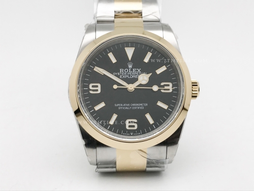 Explorer 1 124273 36mm YG/SS Blk BPF VR3230