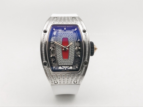 RM07-01 Ladies Diam SS/RU Wht/Red Skele ZF CRMA2 Clone